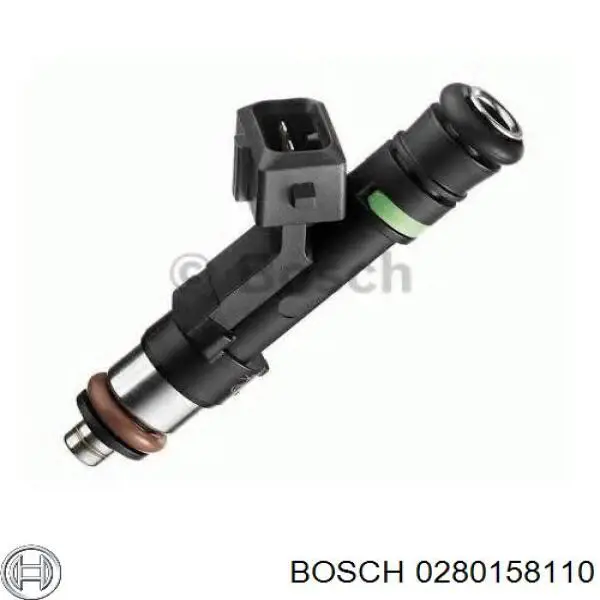 0280158110 Bosch форсунка вприску палива