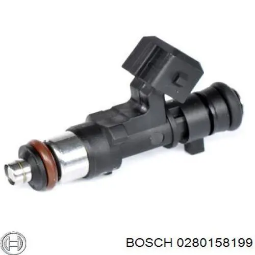 0280158199 Bosch форсунка вприску палива