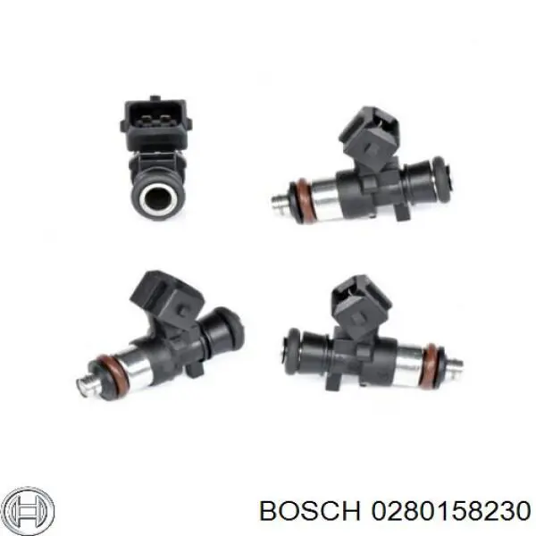 0280158230 Bosch Форсунка вприску палива