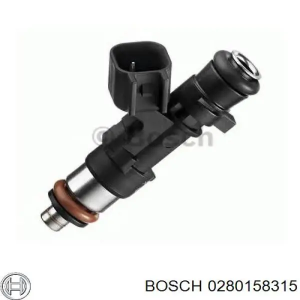 0280158315 Bosch форсунка вприску палива