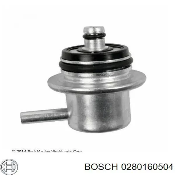 0280160504 Bosch Регулятор тиску палива
