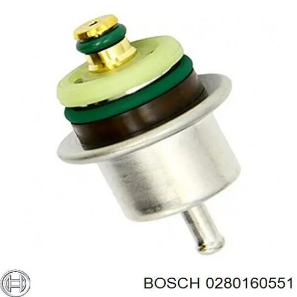 Купити 0280160551 Bosch Регулятор тиску палива