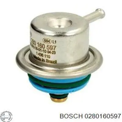 Регулятор тиску палива 0280160597 Bosch