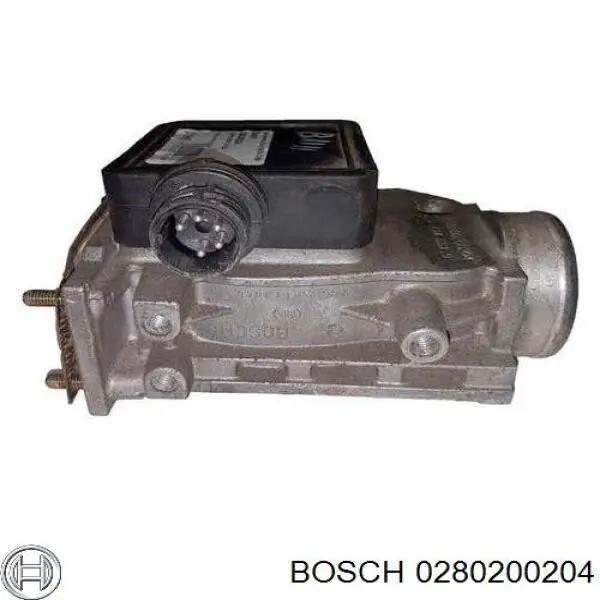 0280200204 Bosch датчик потоку (витрати повітря, витратомір MAF - (Mass Airflow))