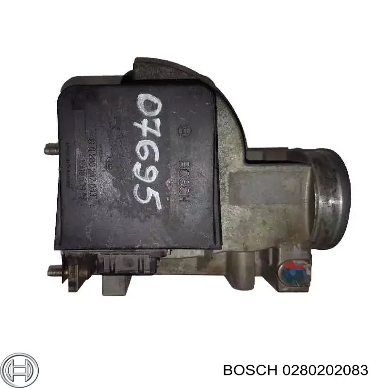 Датчик масової витрати повітря Bosch 0280202083 ціна, від 120.89 USD