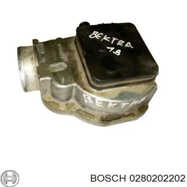 0280202202 Bosch датчик потоку (витрати повітря, витратомір MAF - (Mass Airflow))
