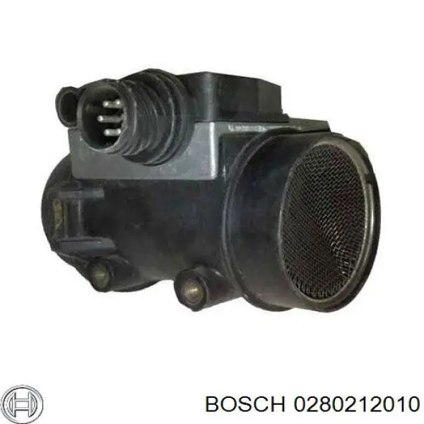 0280212010 Bosch датчик потоку (витрати повітря, витратомір MAF - (Mass Airflow))