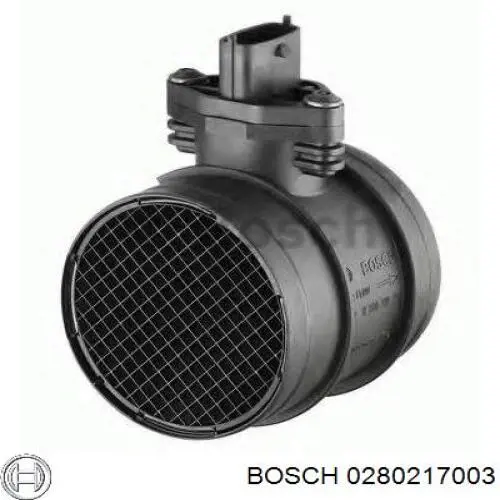 Датчик потоку (витрати) повітря, витратомір MAF - (Mass Airflow) 0280217003 Bosch