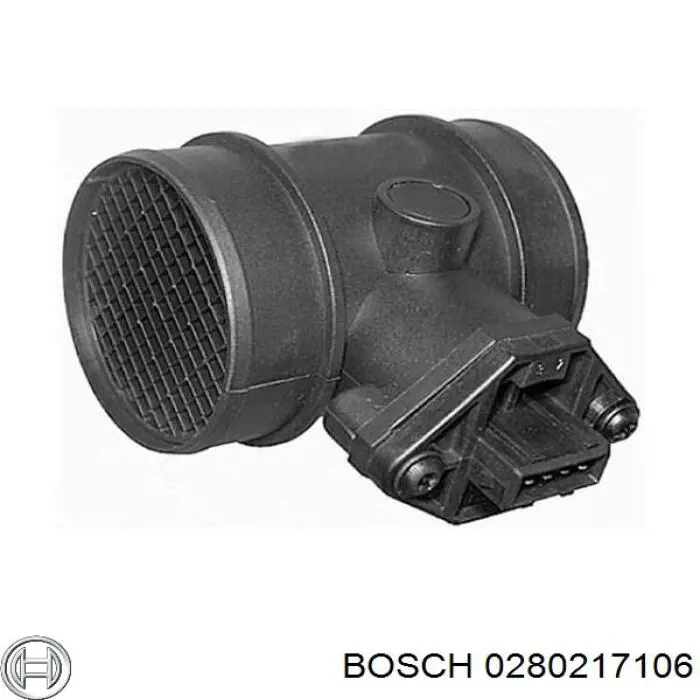 0280217106 Bosch датчик потоку (витрати повітря, витратомір MAF - (Mass Airflow))