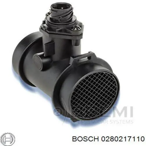 0280217110 Bosch датчик потоку (витрати повітря, витратомір MAF - (Mass Airflow))