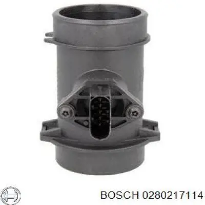 0280217114 Bosch датчик потоку (витрати повітря, витратомір MAF - (Mass Airflow))