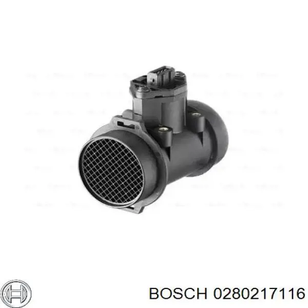 Датчик масової витрати повітря Bosch 0280217116 ціна, від 59.14 USD
