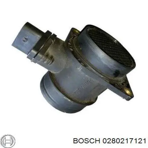 0280217121 Bosch датчик потоку (витрати повітря, витратомір MAF - (Mass Airflow))