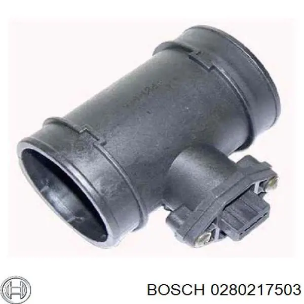 0280217503 Bosch датчик потоку (витрати повітря, витратомір MAF - (Mass Airflow))
