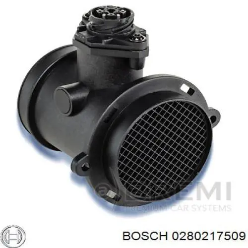 0280217509 Bosch датчик потоку (витрати повітря, витратомір MAF - (Mass Airflow))