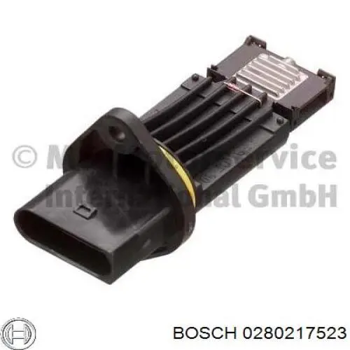0280217523 Bosch датчик потоку (витрати повітря, витратомір MAF - (Mass Airflow))