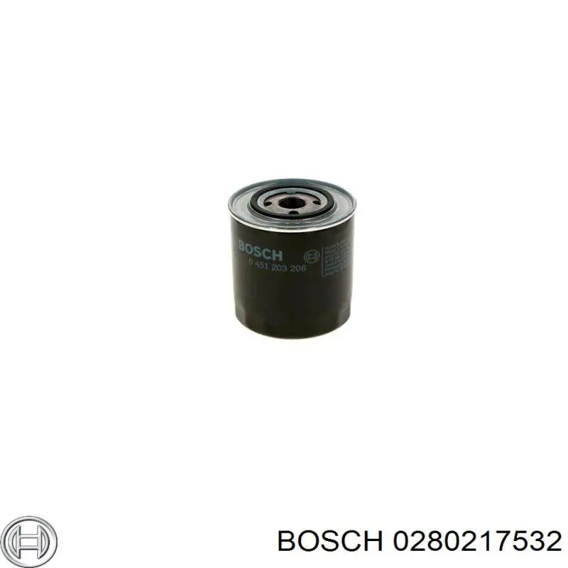 0280217532 Bosch Датчик витрати повітря