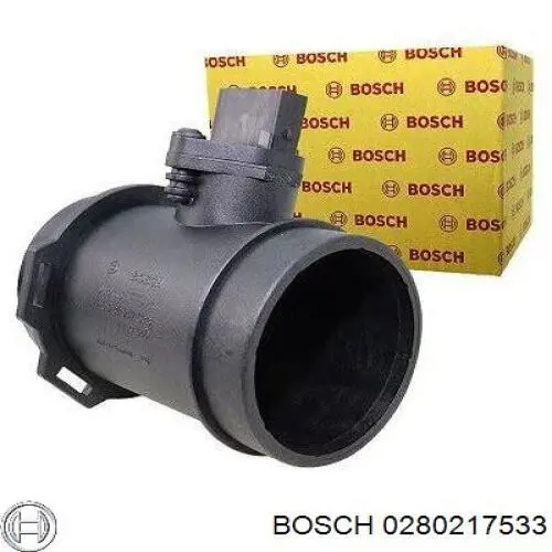 Датчик масової витрати повітря Bosch 0280217533 ціна, від 123.98 USD