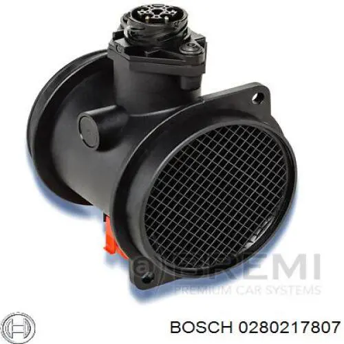 0280217807 Bosch датчик потоку (витрати повітря, витратомір MAF - (Mass Airflow))