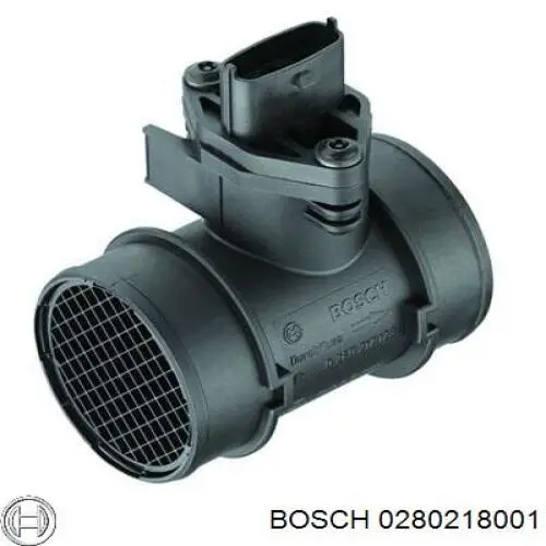 0280218001 Bosch датчик потоку (витрати повітря, витратомір MAF - (Mass Airflow))