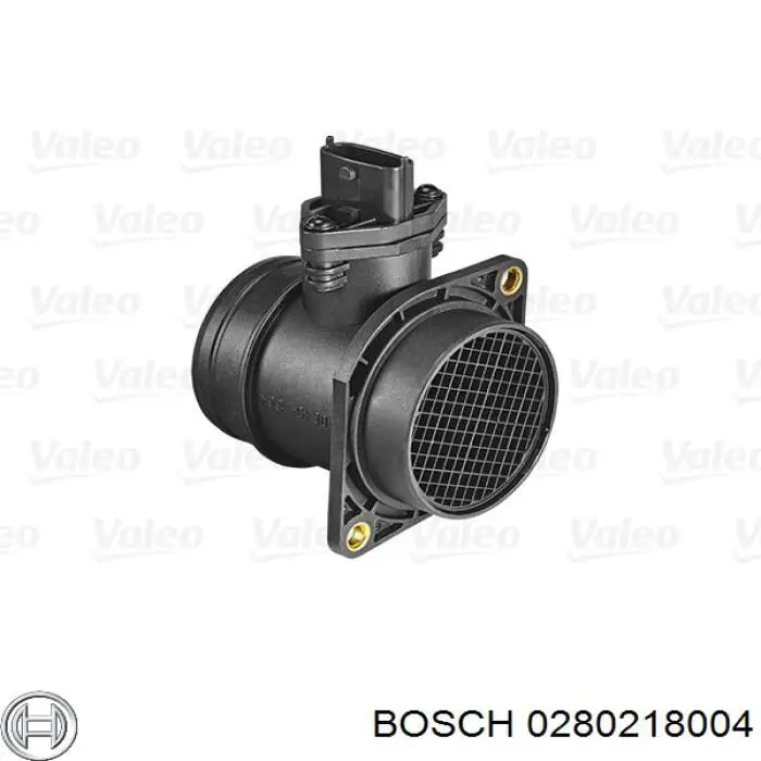 0280218004 Bosch датчик потоку (витрати повітря, витратомір MAF - (Mass Airflow))
