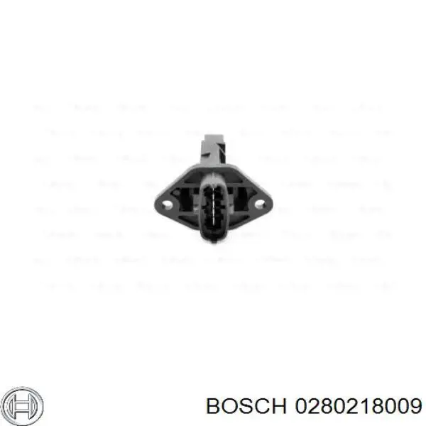 Датчик потоку (витрати) повітря, витратомір MAF - (Mass Airflow) 0280218009 Bosch