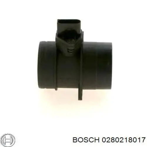 0280218017 Bosch датчик потоку (витрати повітря, витратомір MAF - (Mass Airflow))