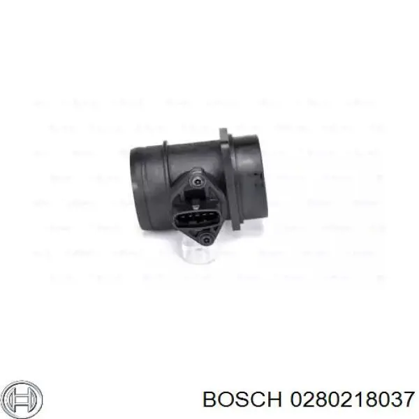 0280218037 Bosch датчик потоку (витрати повітря, витратомір MAF - (Mass Airflow))