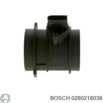 0280218038 Bosch датчик потоку (витрати повітря, витратомір MAF - (Mass Airflow))