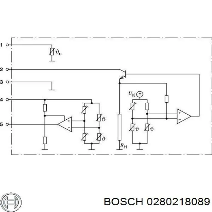 Датчик масової витрати повітря Bosch 0280218089 ціна, від 57.77 USD