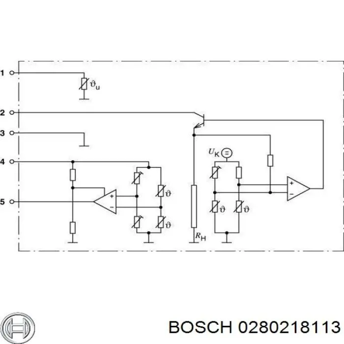 0280218113 Bosch датчик потоку (витрати повітря, витратомір MAF - (Mass Airflow))