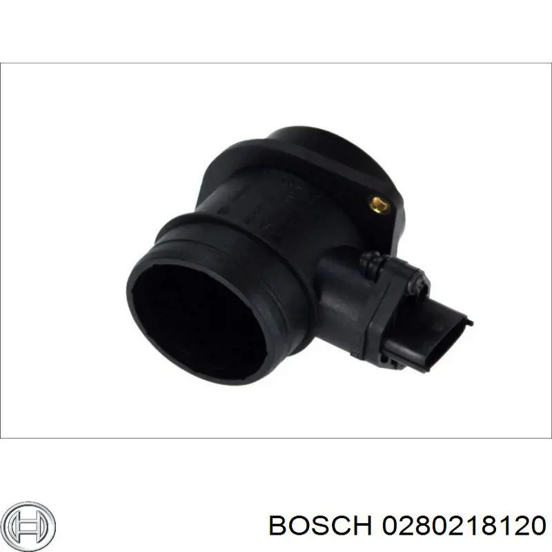 0280218120 Bosch датчик потоку (витрати повітря, витратомір MAF - (Mass Airflow))