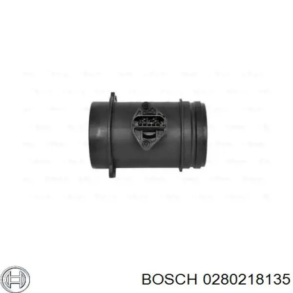 0280218135 Bosch датчик потоку (витрати повітря, витратомір MAF - (Mass Airflow))