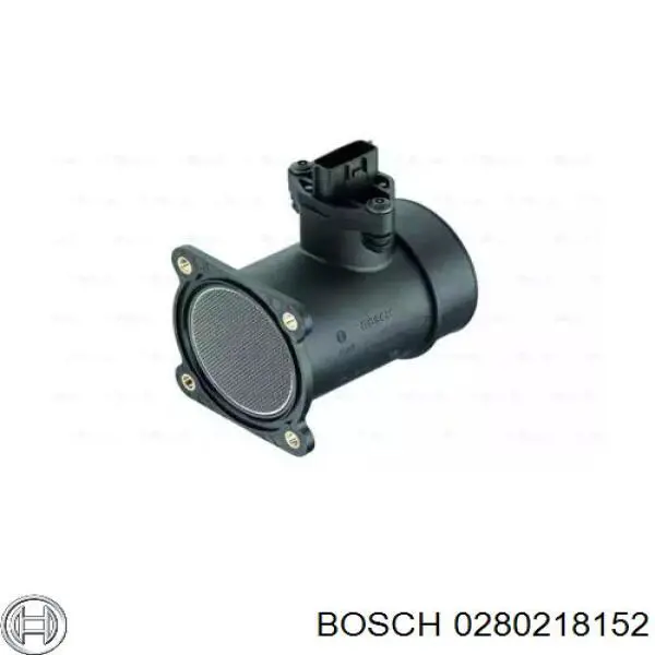 0280218152 Bosch датчик потоку (витрати повітря, витратомір MAF - (Mass Airflow))