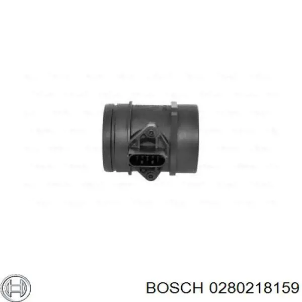0280218159 Bosch датчик потоку (витрати повітря, витратомір MAF - (Mass Airflow))