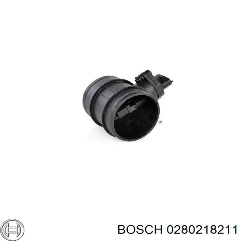 0280218211 Bosch датчик потоку (витрати повітря, витратомір MAF - (Mass Airflow))