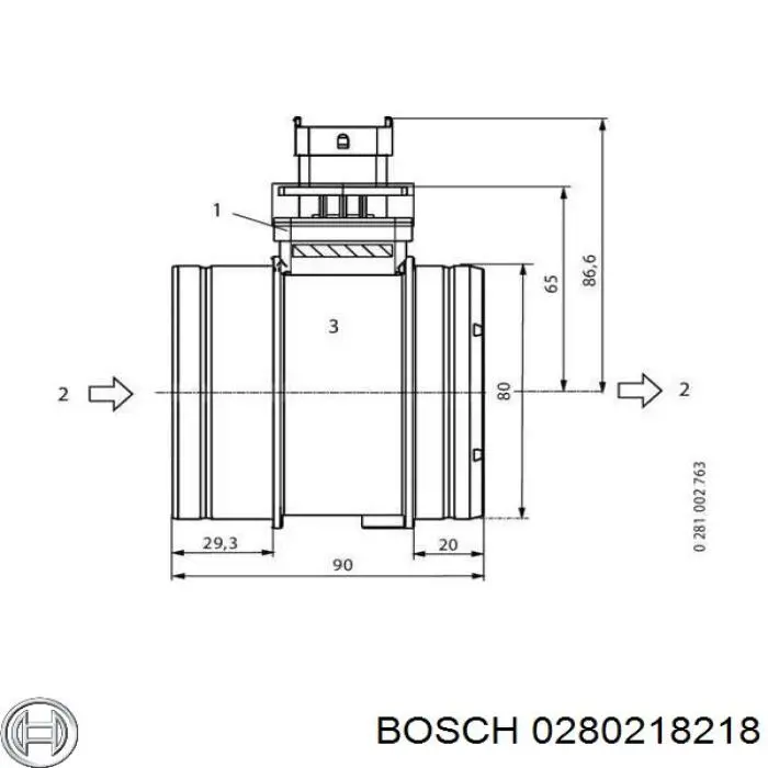 ДМРВ 0280218218 Bosch