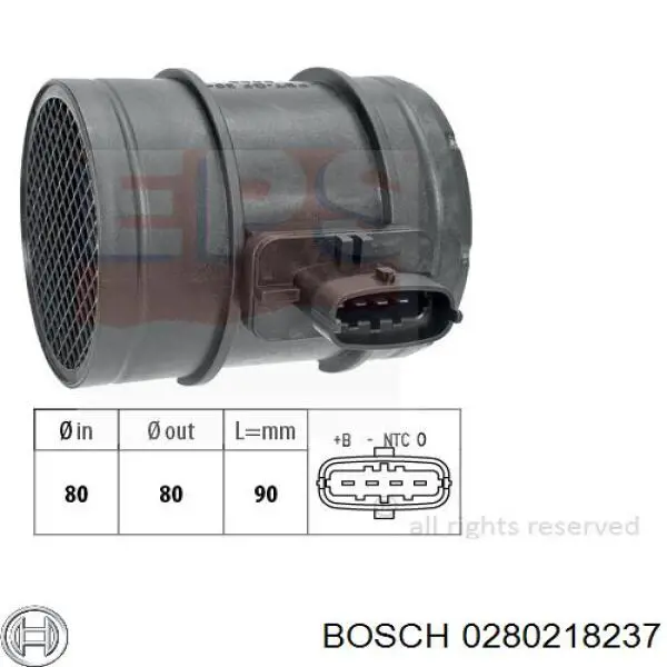 Купити 0280218237 Bosch Повітромір