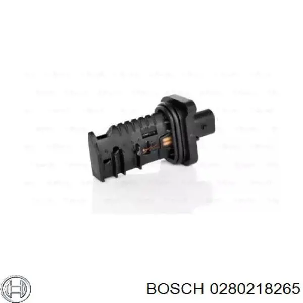 0280218265 Bosch датчик потоку (витрати повітря, витратомір MAF - (Mass Airflow))