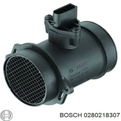 0280218307 Bosch датчик потоку (витрати повітря, витратомір MAF - (Mass Airflow))