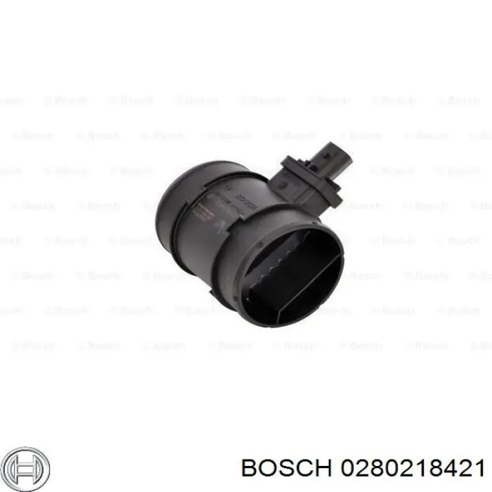 0280218421 Bosch датчик потоку (витрати повітря, витратомір MAF - (Mass Airflow))
