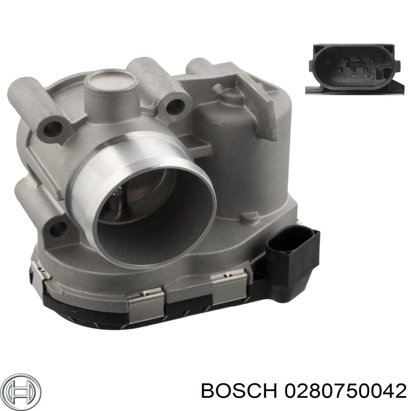 Дросільна заслінка 0280750042 Bosch
