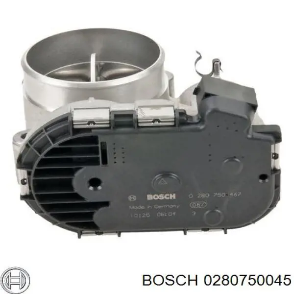 Дросельна заслінка компресора наддуву 0280750045 Bosch