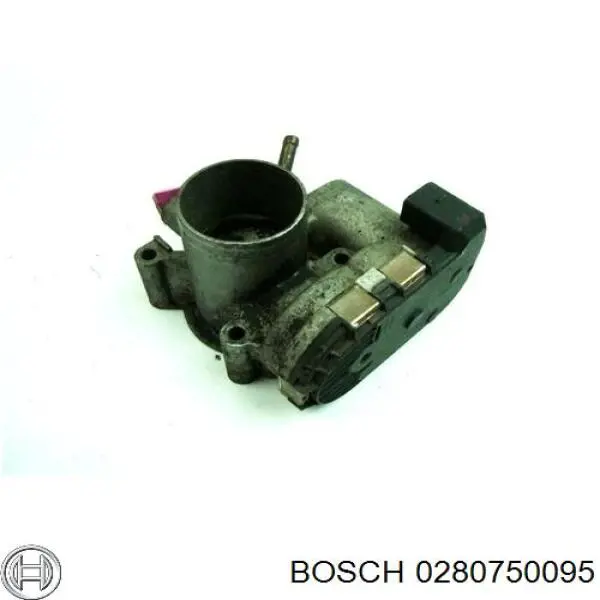 Дросільна заслінка в зборі 0280750095 Bosch