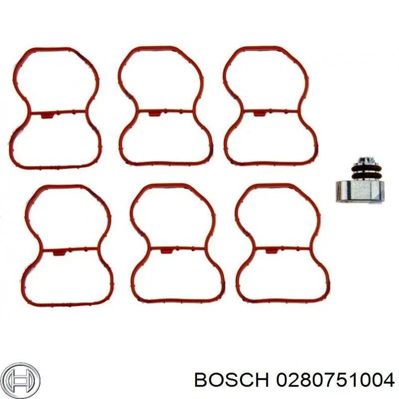 0280751004 Bosch клапан приводу заслінок впускного колектора