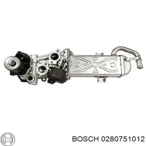 Радіатор системи EGR рециркуляції вихлопних газів 0280751012 Bosch