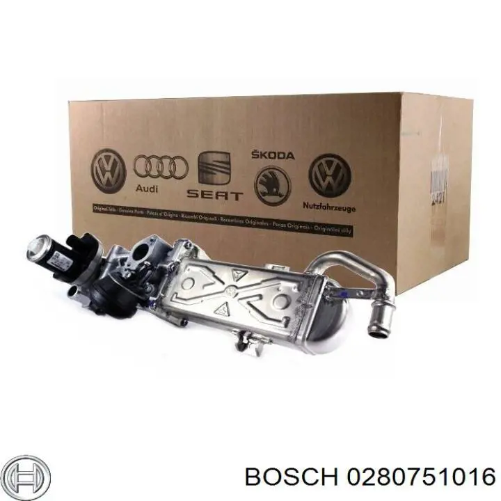 0280751016 Bosch Радіатор системи EGR рециркуляції вихлопних газів