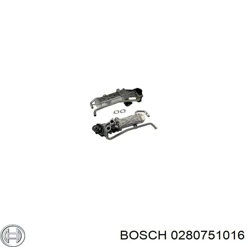 Радіатор системи EGR рециркуляції вихлопних газів 0280751016 Bosch