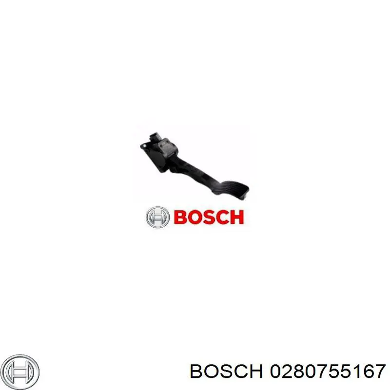 Педаль акселератора Peugeot/Citroen 00001601EA