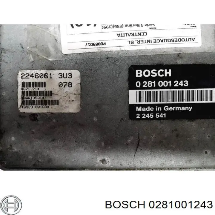 Купити 0281001243 Bosch Модуль управління двигуном
